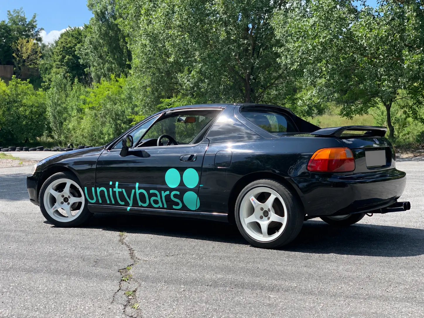 Honda CRX школи CordaProfi на навчальному майданчику